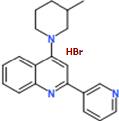 4-(3-Methylpiperidin-1-yl)-2-(pyridin-3-yl)quinoline hydrobromide